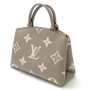 Louis Vuitton Petit Palais PM Monogram Implant Shoulder Bag Creme